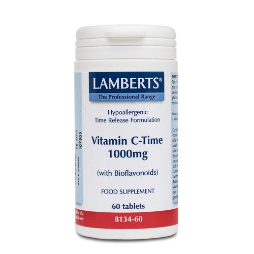 VITAMINA C 60CAP 1000MG LS8134 LAMBERTS Imagen de VITAMINA C 60CAP 1000MG LS8134 LAMBERTS