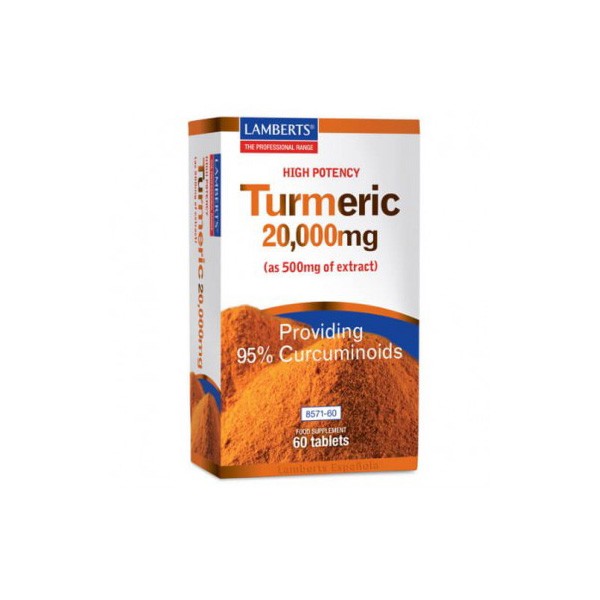 Lamberts cúrcuma 20000mg 60tab 8571 Imagen de Lamberts cúrcuma 20000mg 60tab 8571