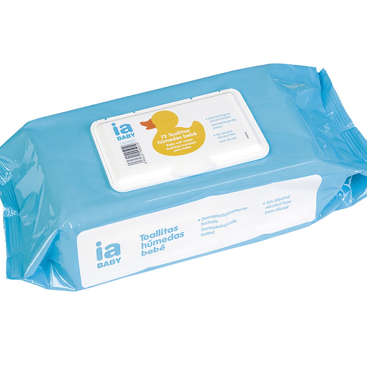 Interapothek toallitas húmedas bebé con tapa 72uds Imagen de Interapothek toallitas húmedas bebé con tapa 72uds
