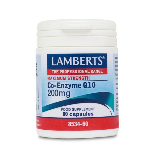 COENZIMA Q10 60 CAPS 200MG 8534 LAMBERTS Imagen de COENZIMA Q10 60 CAPS 200MG 8534 LAMBERTS