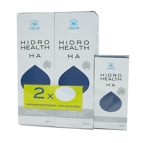 SOL LENTES HIDRO HEALTH HA 2X360 + 60ML Imagen de SOL LENTES HIDRO HEALTH HA 2X360 + 60ML