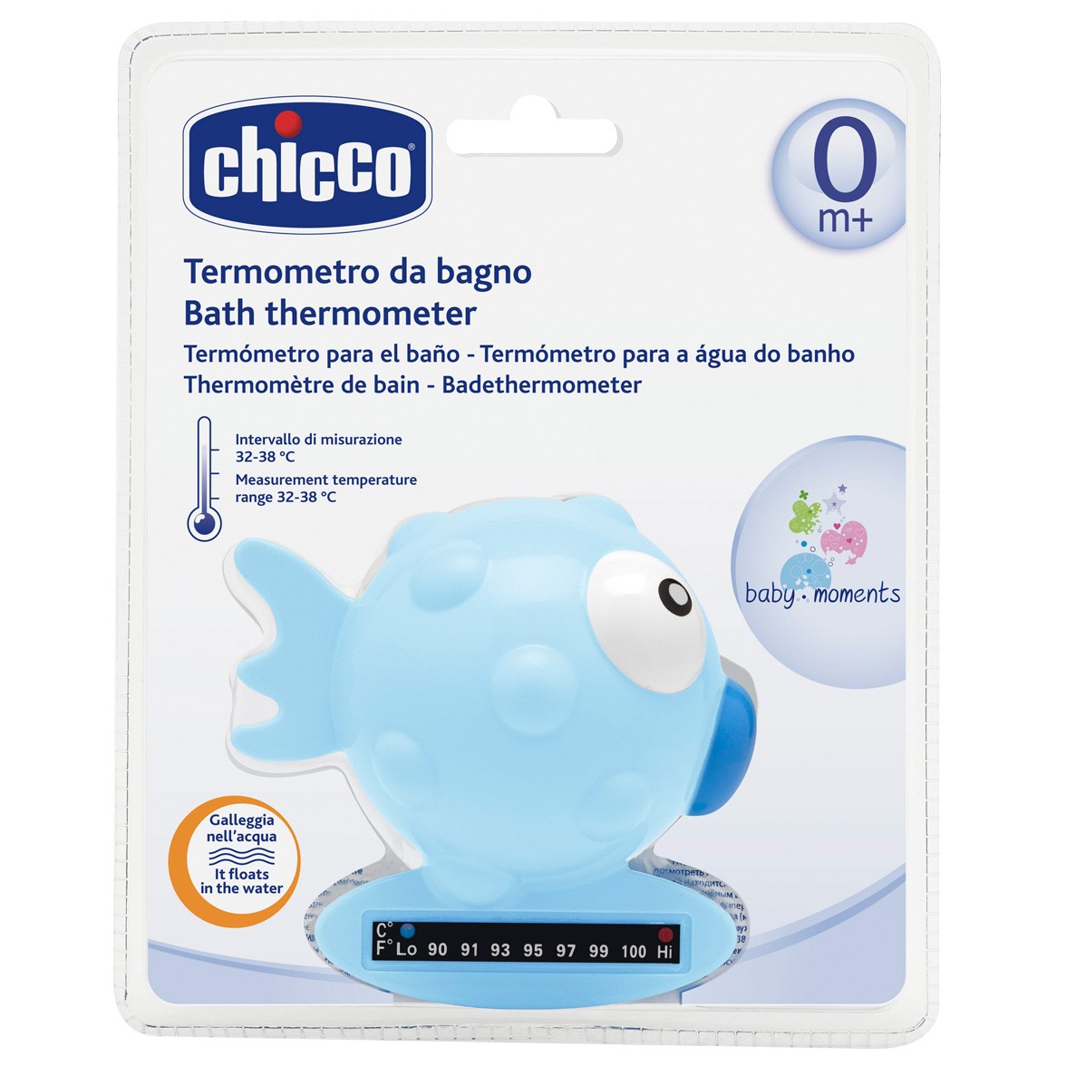 Chicco Termómetro pez azul Imagen de Chicco Termómetro pez azul