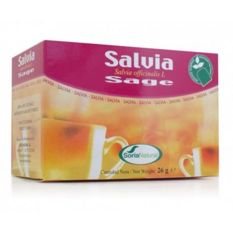 Soria Natural Salvia infusión 20 filtros Imagen de Soria Natural Salvia infusión 20 filtros