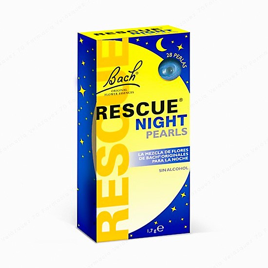 BACH RESCUE NIGHT 28 PERLAS Imagen de BACH RESCUE NIGHT 28 PERLAS