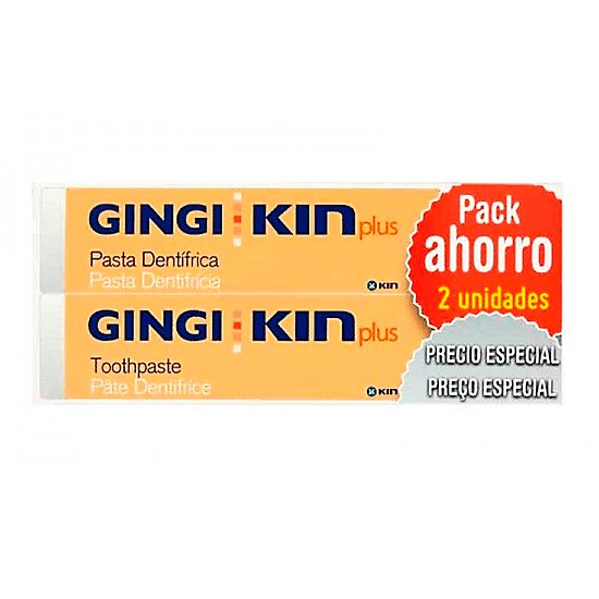 Kin gingikin plus pasta dental 125ml x2u Imagen de Kin gingikin plus pasta dental 125ml x2u