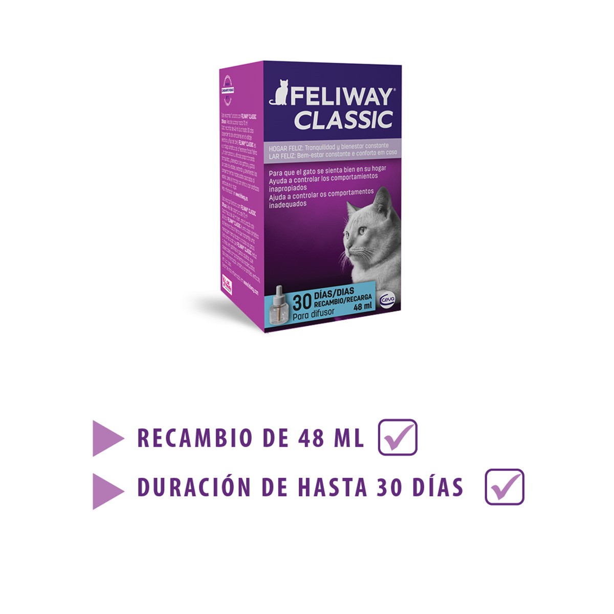 Imagen de Ceva Feliway recambio 48ml 1 mes