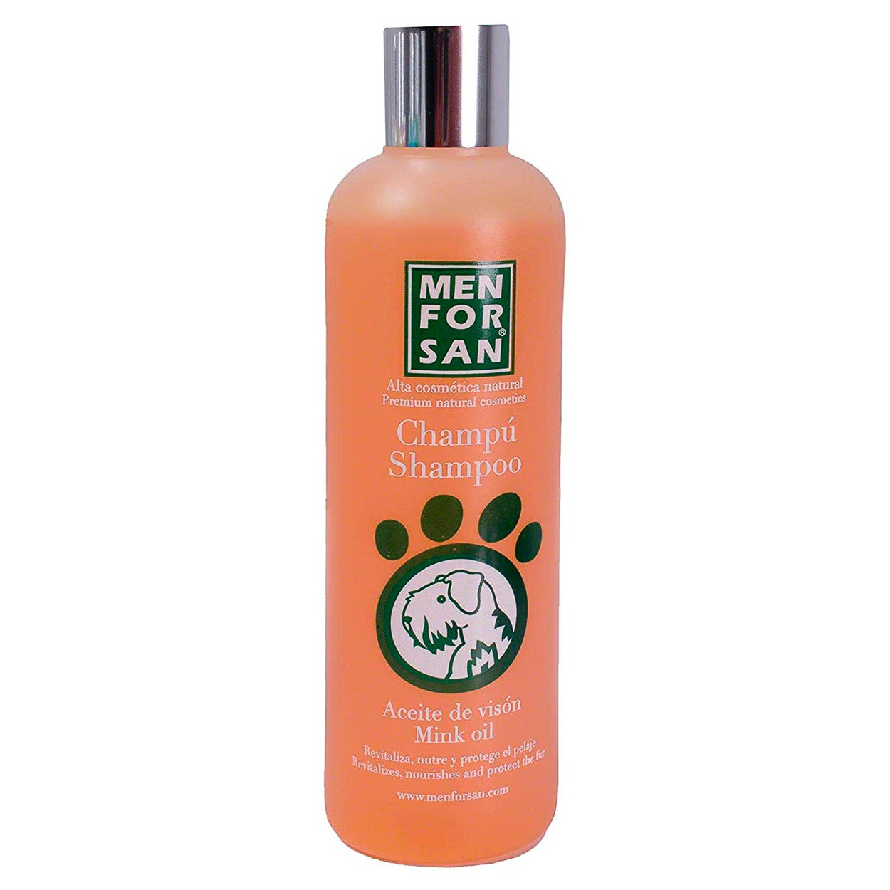 Menforsan champú para perros con aceite de visón 300ml Imagen de Menforsan champú para perros con aceite de visón 300ml