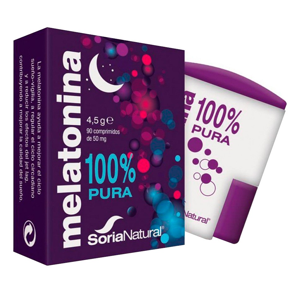 Soria Natural Melatonina 90 comprimidos Imagen de Soria Natural Melatonina 90 comprimidos