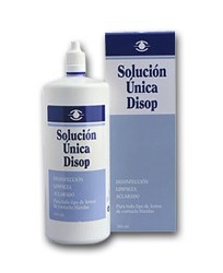solución unica lentes disop 360ml Imagen de solución unica lentes disop 360ml