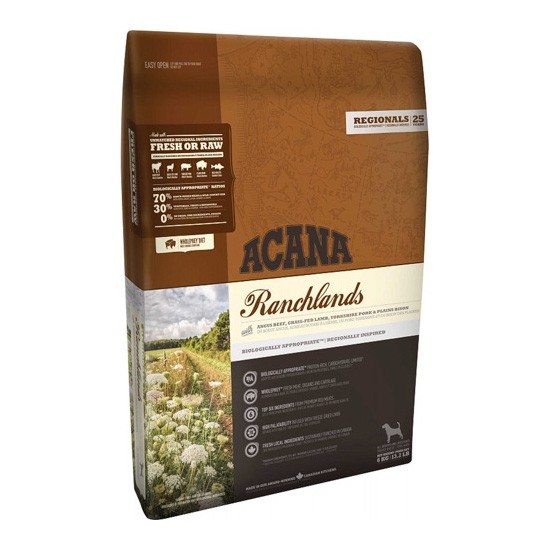 Acana ranchlands para perros con carne roja 2 kg Imagen de Acana ranchlands para perros con carne roja 2 kg