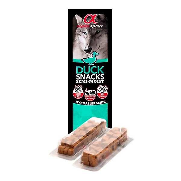Alpha Spirit as snack para perro pato 16x35g Imagen de Alpha Spirit as snack para perro pato 16x35g