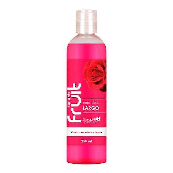 Fruit for Pets champú para mascotas de pelo largo con jojoba 250ml Imagen de Fruit for Pets champú para mascotas de pelo largo con jojoba 250ml