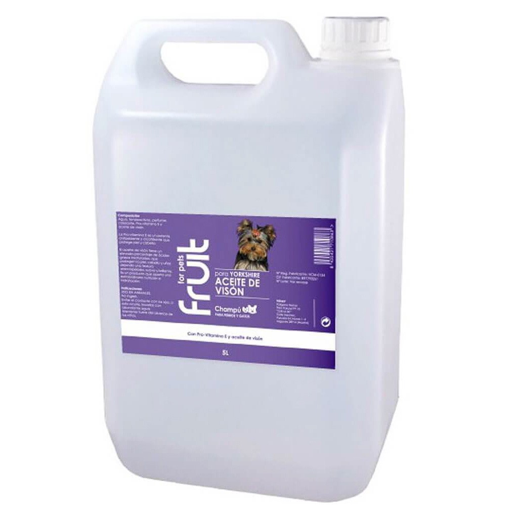 Fruit for Pets champú para yorkshires 5l Imagen de Fruit for Pets champú para yorkshires 5l