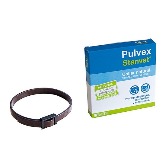 Stangest Pulvex collar repelente para mascotas 1u Imagen de Stangest Pulvex collar repelente para mascotas 1u