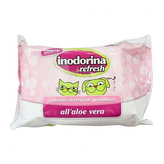 Inodorina toallitas refresh aloe vera 40 Imagen de Inodorina toallitas refresh aloe vera 40