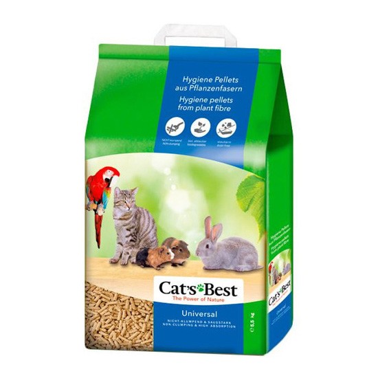 Cats Best Universal lecho ecológico para mascotas 10l Imagen de Cats Best Universal lecho ecológico para mascotas 10l