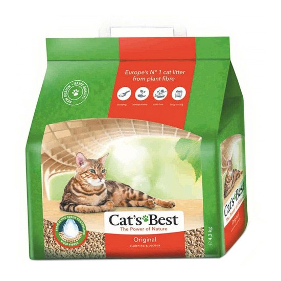 Cats Best Oko Plus lecho para gatos 4,3kg Imagen de Cats Best Oko Plus lecho para gatos 4,3kg