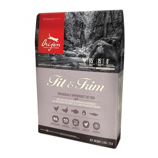 Orijen cat fit & trim 1,8 kg Imagen de Orijen cat fit & trim 1,8 kg