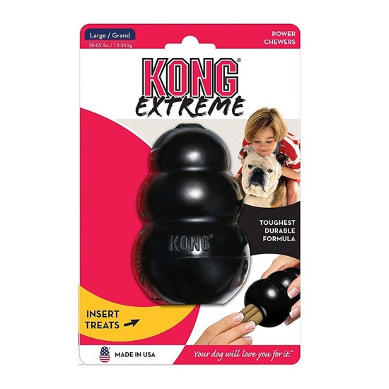 Kong Extreme juguete para perros negro talla L 1u Imagen de Kong Extreme juguete para perros negro talla L 1u