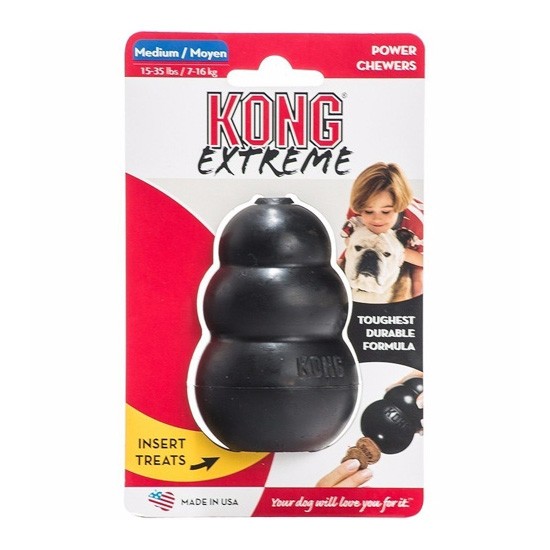 Kong Extreme juguete para perros negro talla M 1u Imagen de Kong Extreme juguete para perros negro talla M 1u