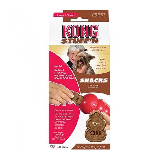 Kong stuff'n galletas hígado peq. 200g Imagen de Kong stuff'n galletas hígado peq. 200g