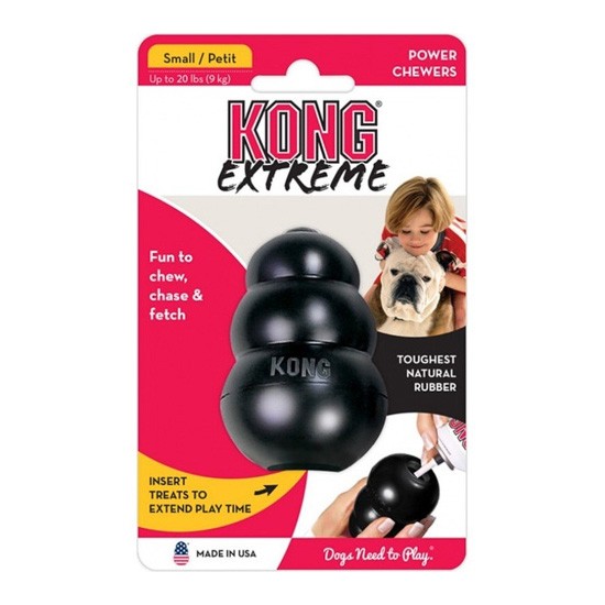 Kong Extreme juguete para perros negro talla S 1u Imagen de Kong Extreme juguete para perros negro talla S 1u