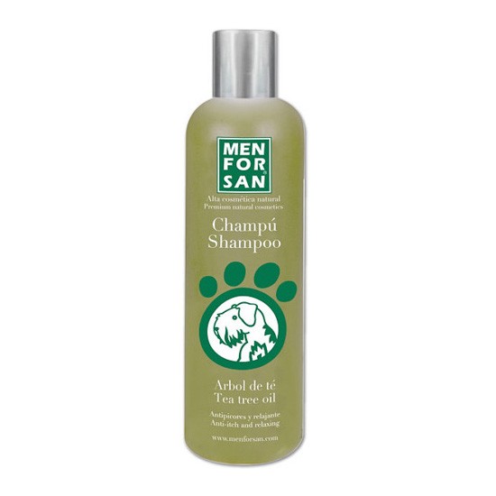 Menforsan champú antipicor con árbol del té para perros 300ml Imagen de Menforsan champú antipicor con árbol del té para perros 300ml