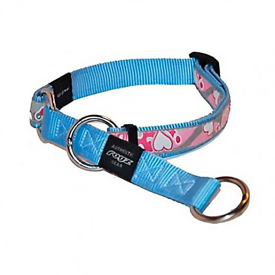 Rogz Rogzette Pink Hearts collar de semiahogo para perros talla XL 50-70cm Imagen de Rogz Rogzette Pink Hearts collar de semiahogo para perros talla XL 50-70cm