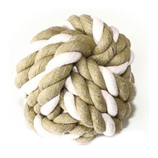 Econatural pelota natural de cuerda para perros 7,5cm Imagen de Econatural pelota natural de cuerda para perros 7,5cm