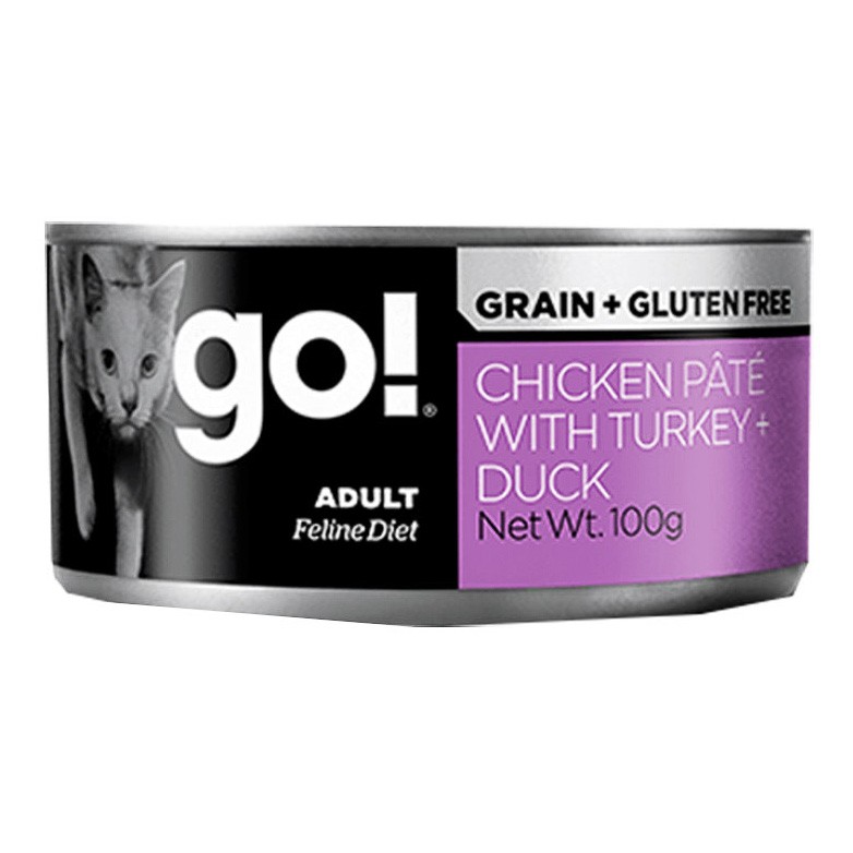 Go cat pollo pavo duck 6x100g Imagen de Go cat pollo pavo duck 6x100g