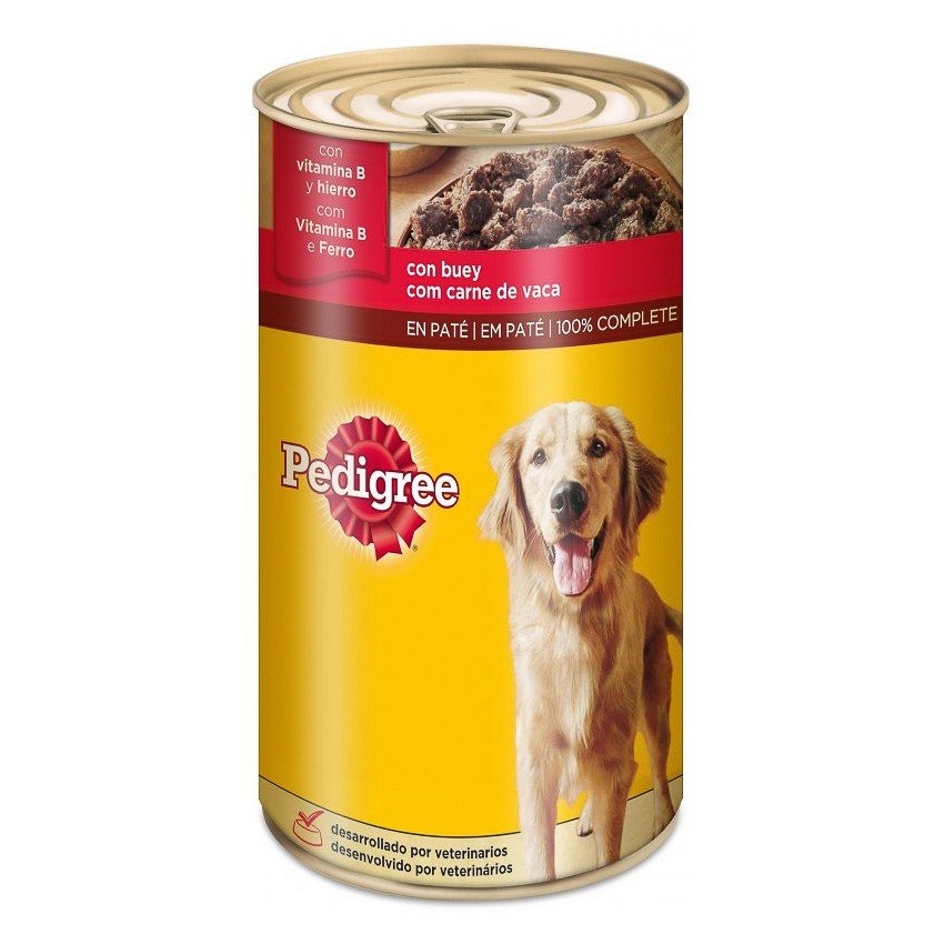 Pedigree perro buey lata 1,2kg (x12) Imagen de Pedigree perro buey lata 1,2kg (x12)