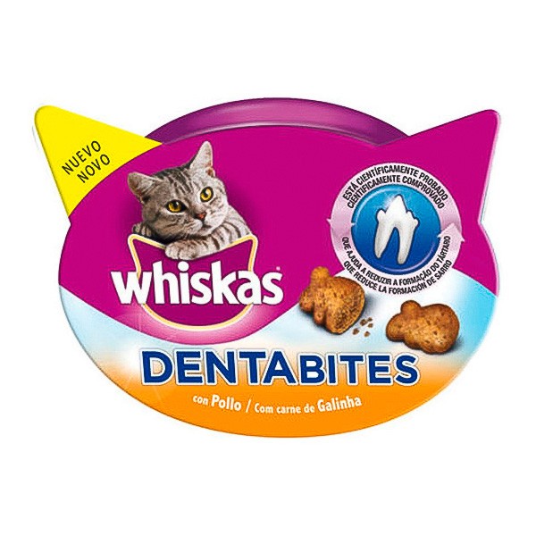 Whiskas dentabites con pollo 40gr (x8) Imagen de Whiskas dentabites con pollo 40gr (x8)
