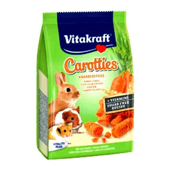 Vitakraft carotties bastones zanahoria 50g Imagen de Vitakraft carotties bastones zanahoria 50g