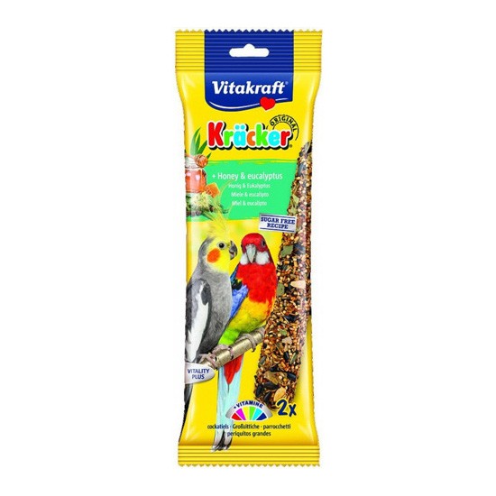 Vitakraft Barritas miel & eucalipto, loros austral Imagen de Vitakraft Barritas miel & eucalipto, loros austral