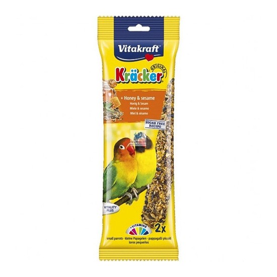 Vitakraft Barritas miel & sesamo agapornis miel 18 Imagen de Vitakraft Barritas miel & sesamo agapornis miel 18