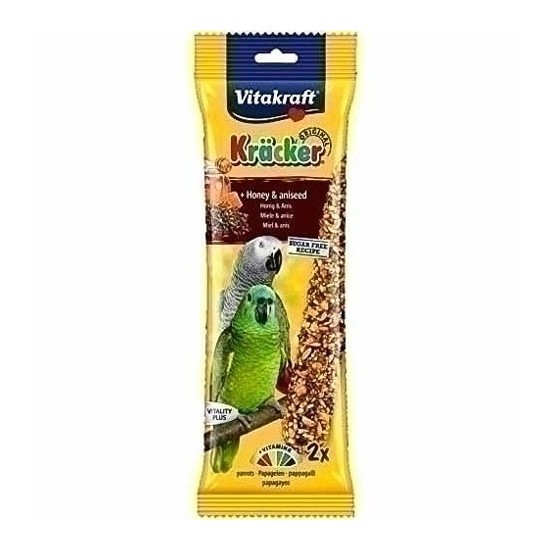 Vitakraft barritas miel y anis loros africanos 2 uds Imagen de Vitakraft barritas miel y anis loros africanos 2 uds