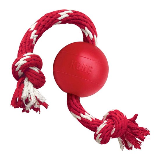 Kong ball with rope small Imagen de Kong ball with rope small