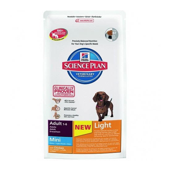 Hills science light mini dog chic 2.5kg Imagen de Hills science light mini dog chic 2.5kg