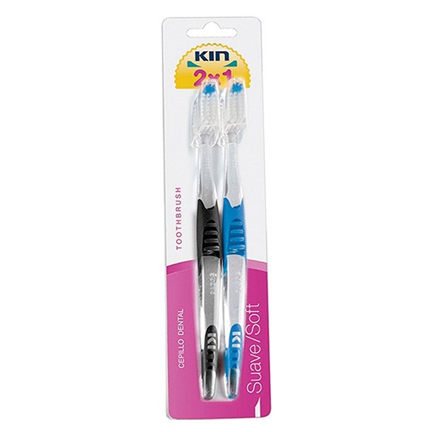 Kin suave cepillo pack 2x1 Imagen de Kin suave cepillo pack 2x1