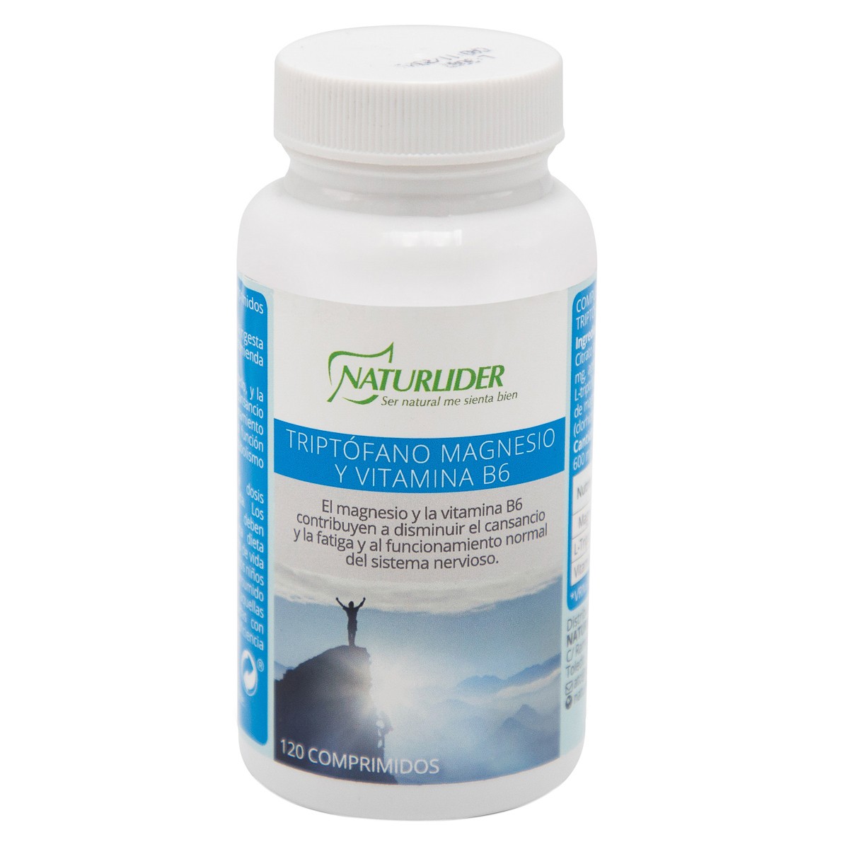 TRIPTOFANO MG+VIT B6 120COMP NATURLIDER Imagen de TRIPTOFANO MG+VIT B6 120COMP NATURLIDER