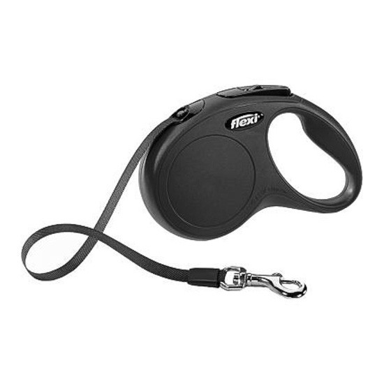 Flexi New classic cinta l,5 m 50kg negro Imagen de Flexi New classic cinta l,5 m 50kg negro