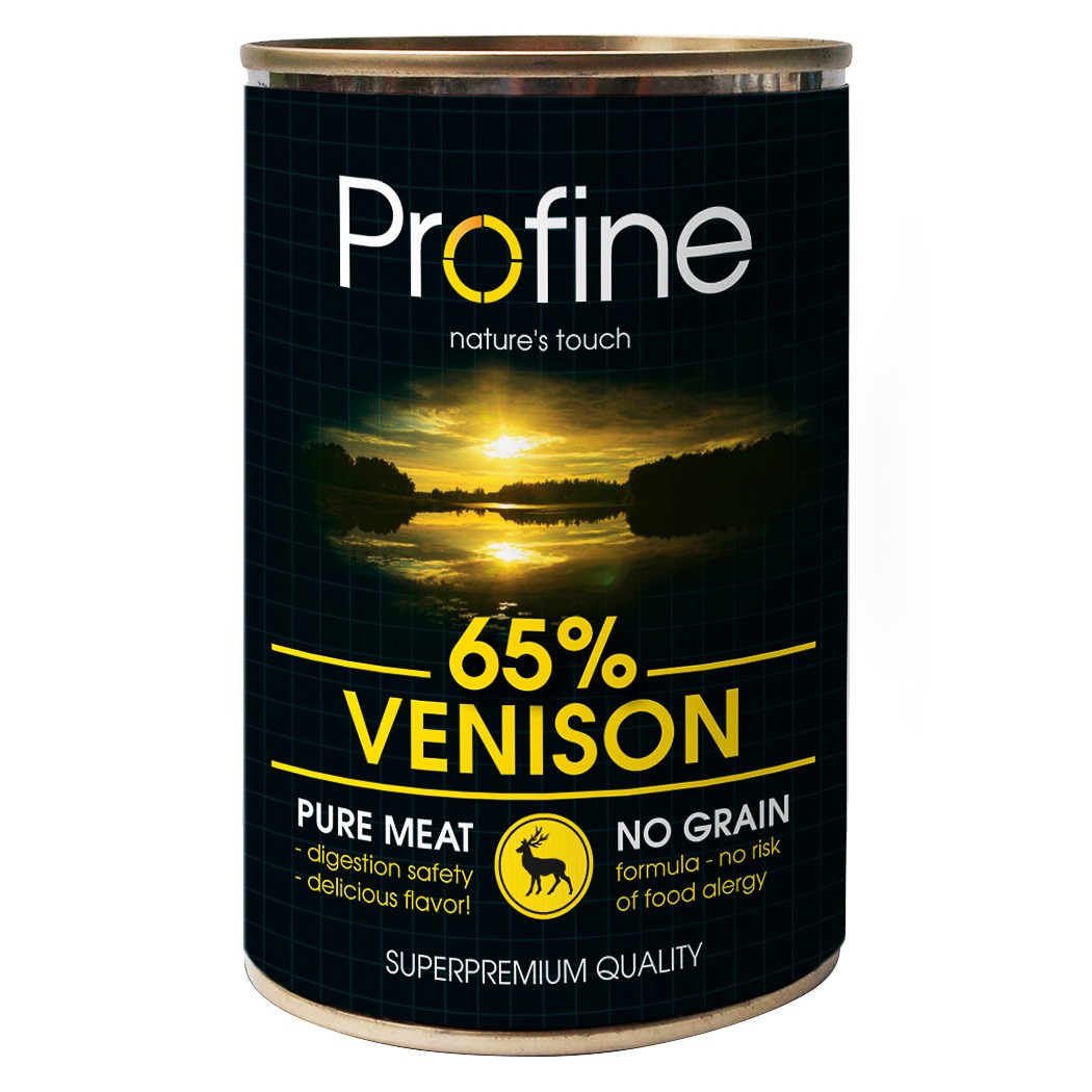 Profine lata de venado y pollo, comida húmeda para perros 6 x 400g Imagen de Profine lata de venado y pollo, comida húmeda para perros 6 x 400g
