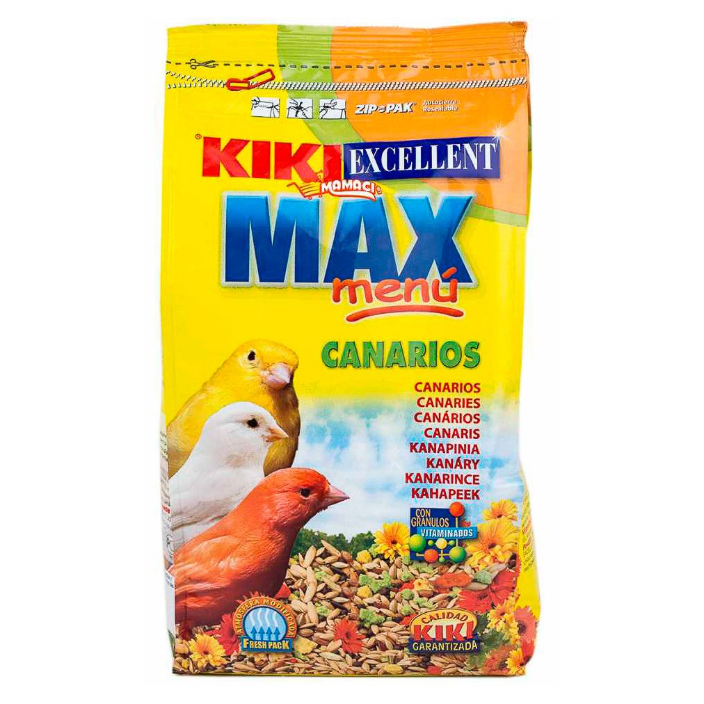 Kiki max menu canarios 500g Imagen de Kiki max menu canarios 500g