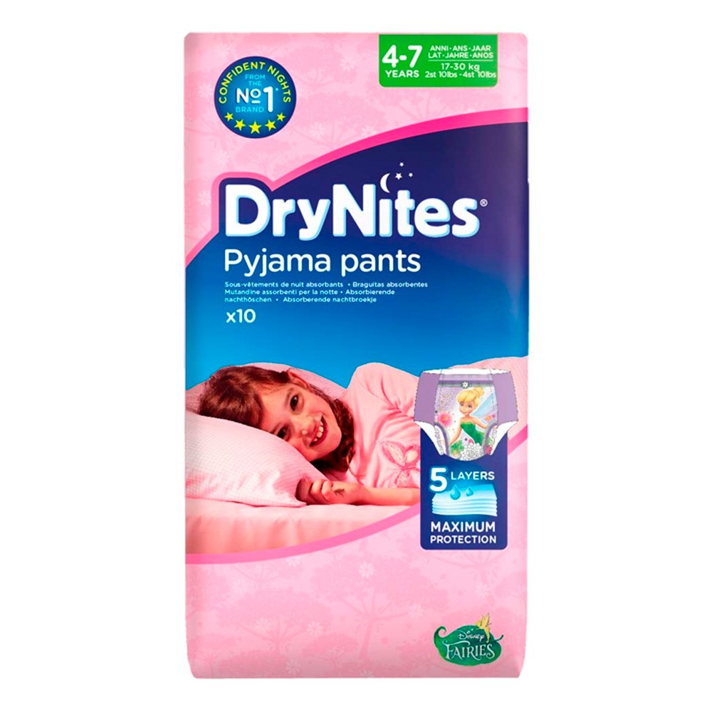 Drynites niña 4-7 años 10u Imagen de Drynites niña 4-7 años 10u