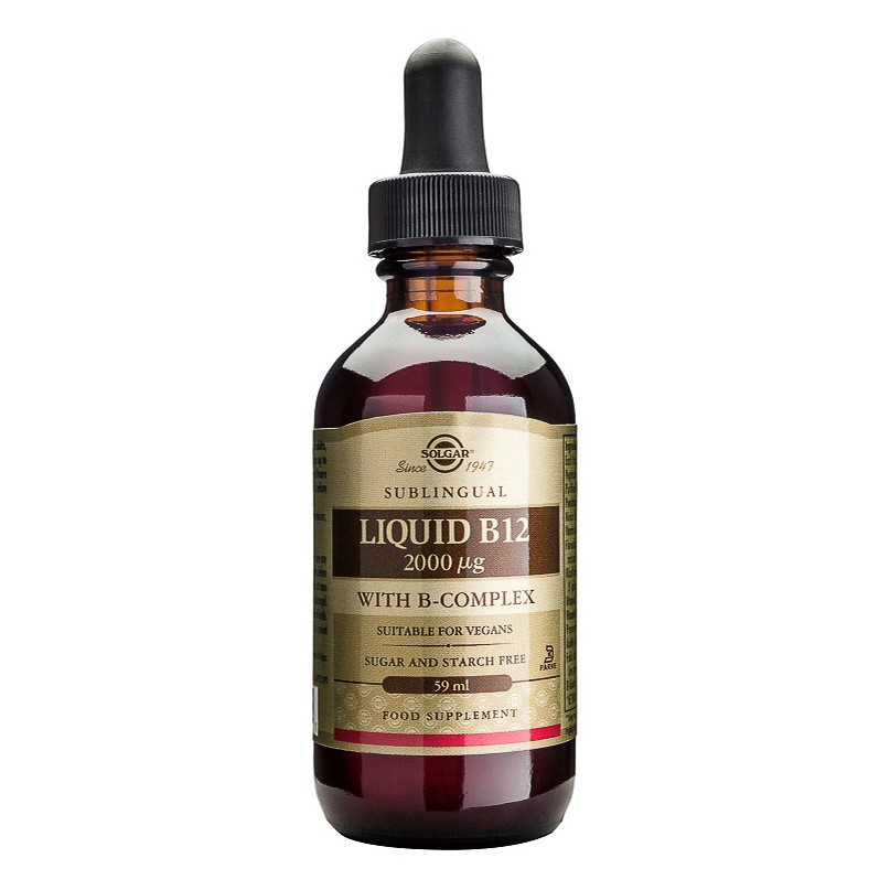 Solgar Vitamina B12 B-Complex 2000mg 59ml Imagen de Solgar Vitamina B12 B-Complex 2000mg 59ml