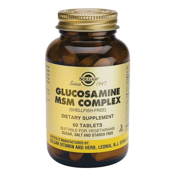 Solgar Glucosamina MSM Complex 60 comprimidos Imagen de Solgar Glucosamina MSM Complex 60 comprimidos