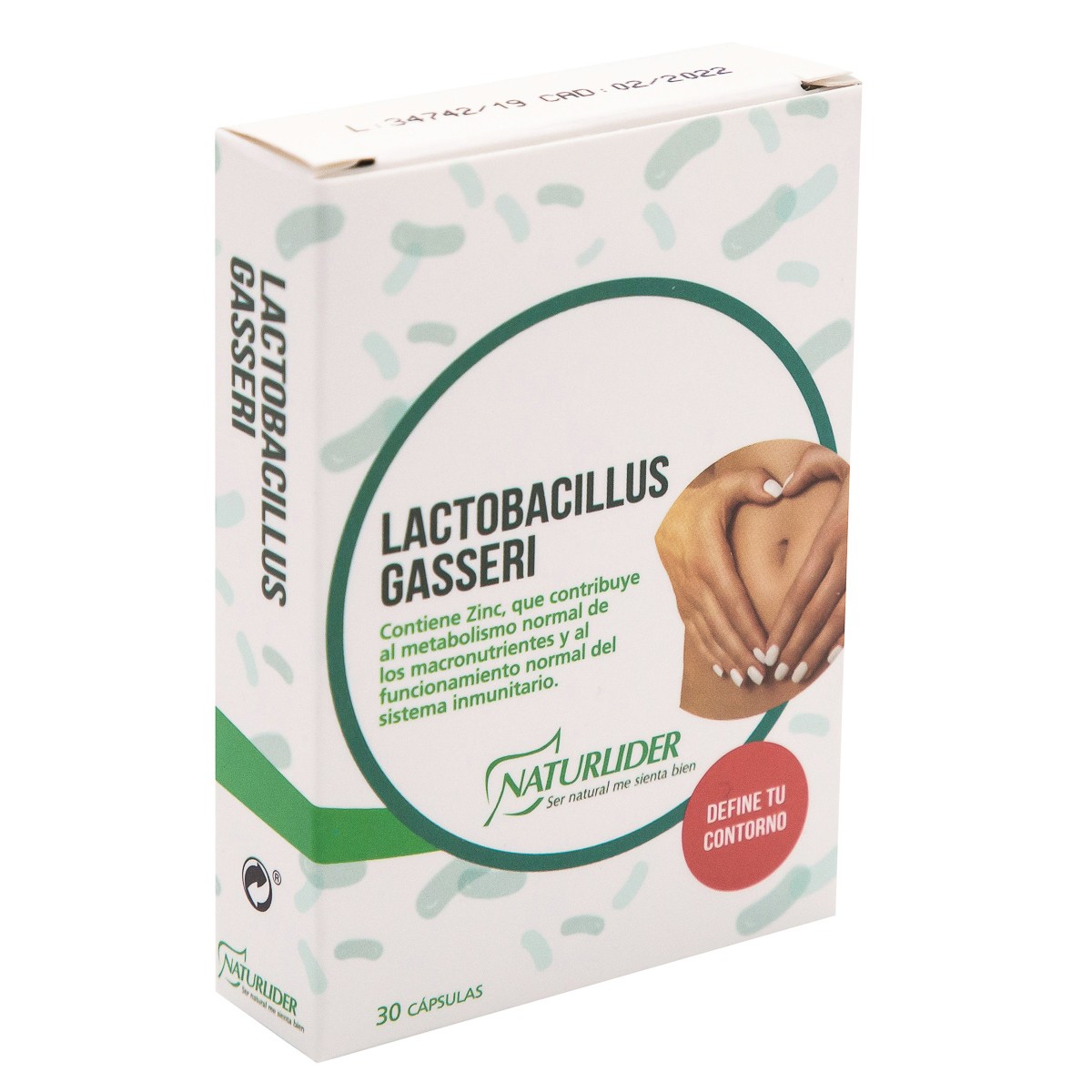 Naturlider Lactobacillus gasseri 30 cápsulas Imagen de Naturlider Lactobacillus gasseri 30 cápsulas