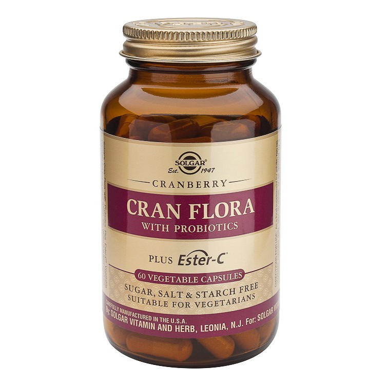 Solgar cran flora 60 cápsulas Imagen de Solgar cran flora 60 cápsulas