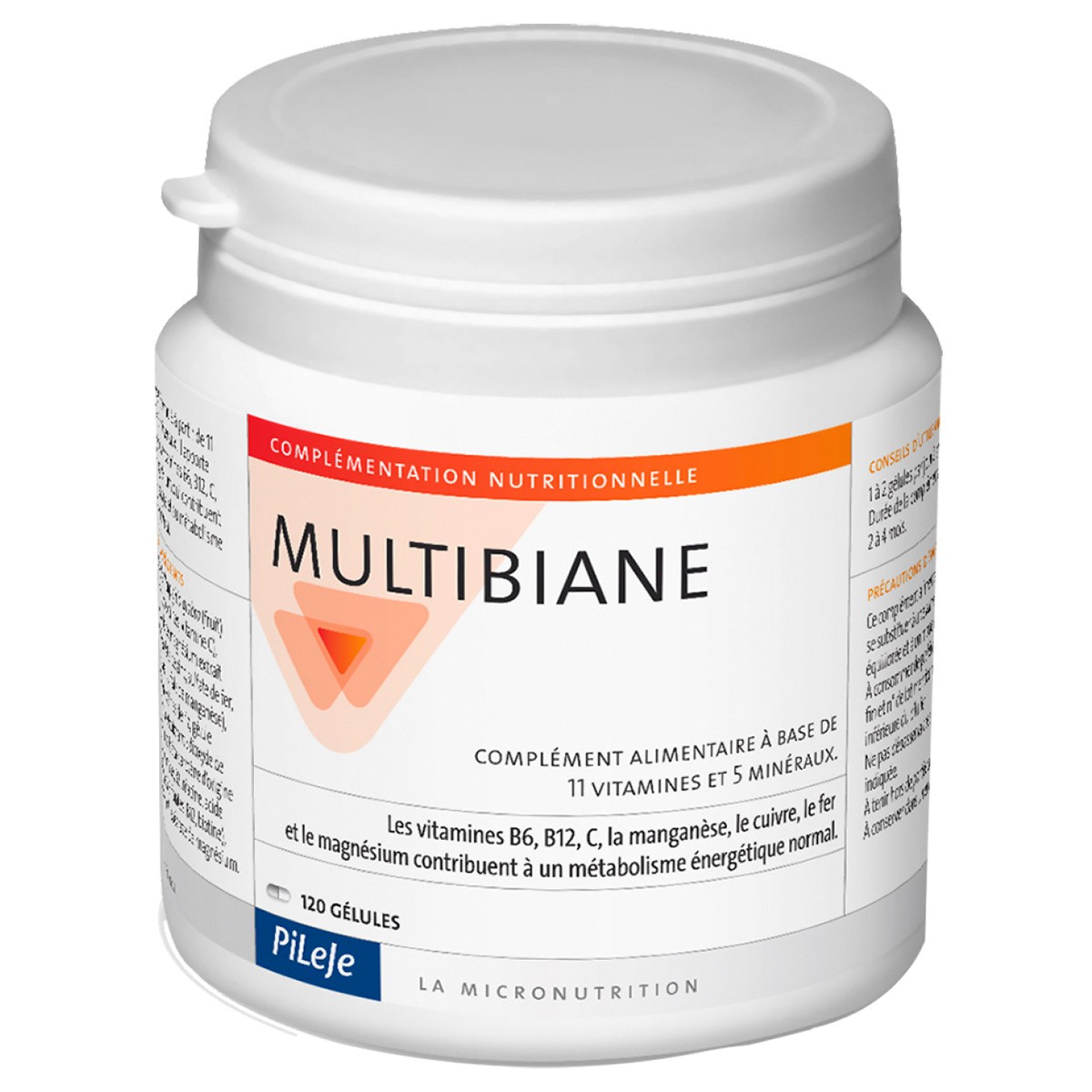 Pileje Multibiane 120 cápsulas 586mg Imagen de Pileje Multibiane 120 cápsulas 586mg