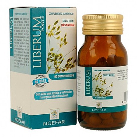 Noefar Liberum Forte complemento alimenticio 80 comprimidos Imagen de Noefar Liberum Forte complemento alimenticio 80 comprimidos